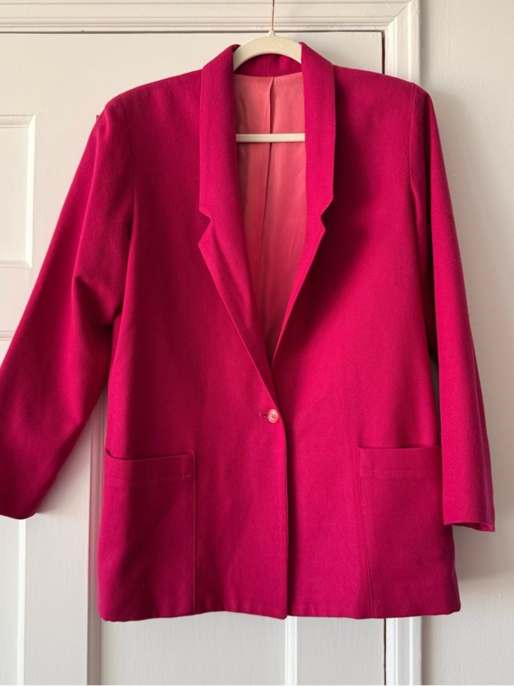 Vintage Reverie LTD 100% Wool Single-Button Blazer Jacket